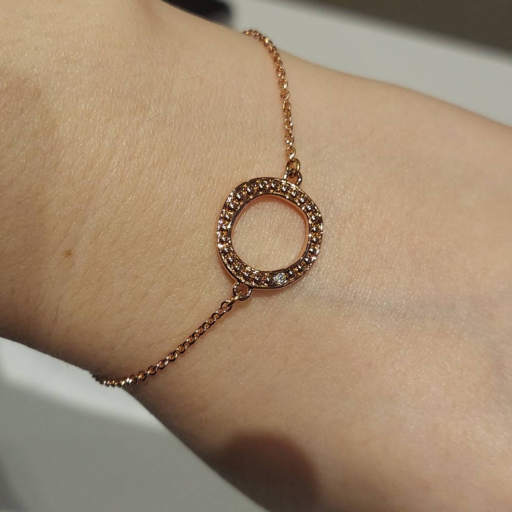 Gold plated blacelet